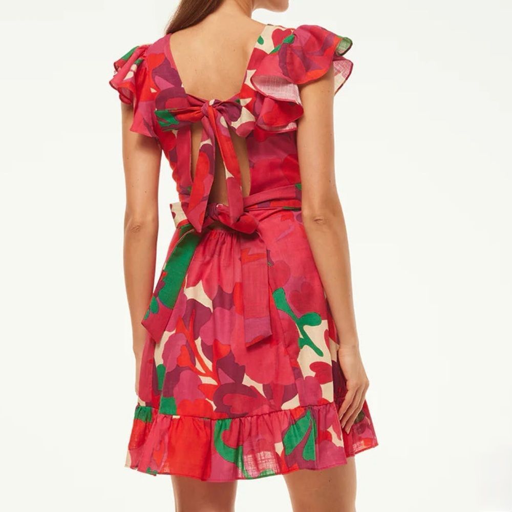 NWT MISA Los Angeles Belinda Dress in Flora Rosada Floral Size Medium M